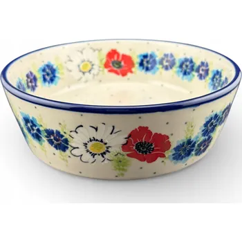 Miska jednoduchá Květiny polské 17 cm dek. 2510 Keramika Bolesławiec
