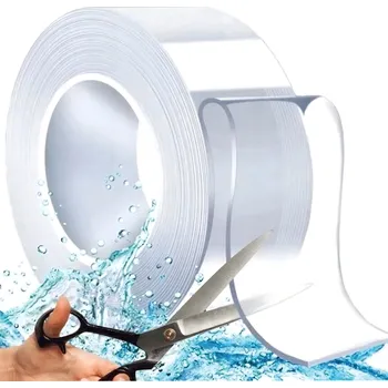 Lepicí páska Oboustranná Nano Páska Opakovaně Použitelná Vodotěsná Samolepicí 5m