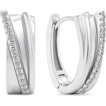 Šperk Brilio Silver Originální stříbrné prsteny se zirkony EA455W