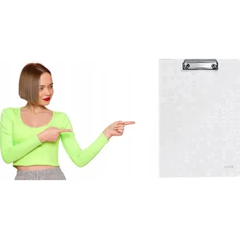 Desky s klipem A4 LEITZ WOW bílé