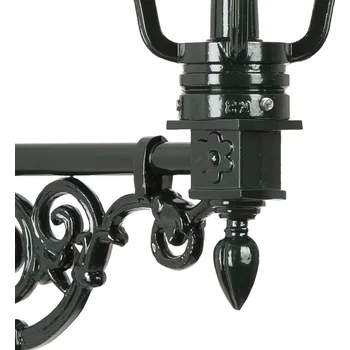 Venkovní osvětlení K.S. Verlichting Venkovní nástěnné svítidlo Zandvoort green transparentní 1 x 60 W - Doprava zdarma