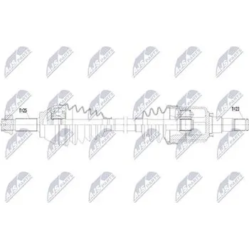 Hnací hřídel - poloosa NTY NPW-MG-004