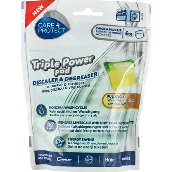 Čistič myček Care + Protect Triple Power Pod 6 ks