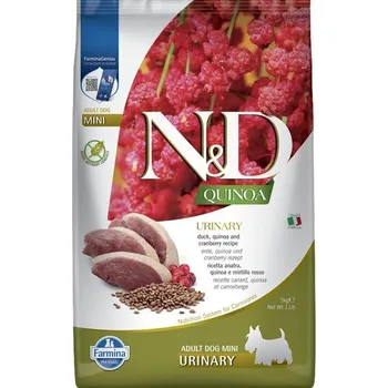 Krmivo pro psa N&D QUINOA Dog GF Urinary, Duck & Cranberry Adult Mini 5 kg