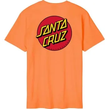 Pánské tričko TRIKO SANTA CRUZ Classic Dot Chest - oranžová - XL + při osobním odběru 759 Kč
