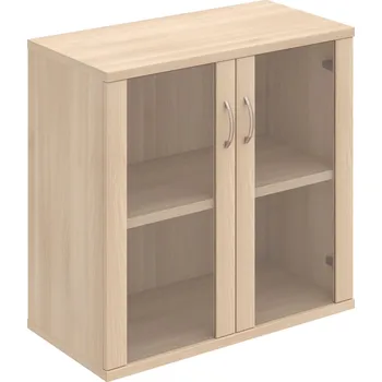 Policová skříň S 2 80 02 – Skříň policová dvéřová 76,8 × 80 cm - Akát , Akát , USN – Hobis