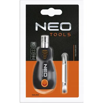 Šroubovák Šroubovák plochý a křížový Neo Tools 04-201 krátký