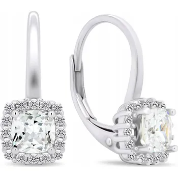 Náušnice Brilio Stříbrné Lesklé stříbrné náušnice se zirkony EA396W