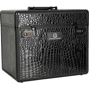 Pro koně Imperial Riding Box na čištění Shiny Imperial Riding, velký, shiny black/croco