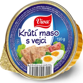 CZ distribuce Viva Krůtí maso s vejci 120 g