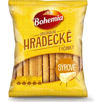 Chips Bohemia Hradecké tyčinky 90 g sýrové