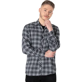 Pánská košile Canary Fashion pánská košile casual s dlouhým rukávem regular bavlna velikost 42