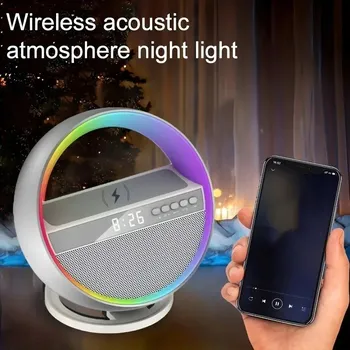 Lampička Stolní lampička Appio s funkcí Sound Machine, bílá, výkon až 5 W