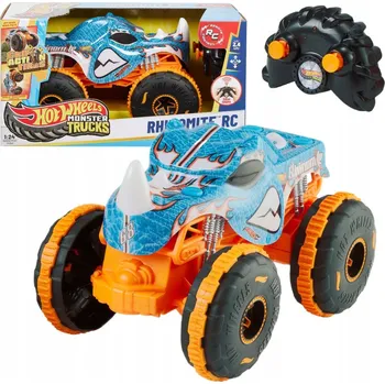 autíčko Hot Wheels RC Monster Trucks Rhinomite 1:24 JBK11