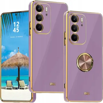 Pouzdro na mobilní telefon POUZDRO BAREVNÉ ZADNÍ KRYT GLAMOUR + RING COLOR PRO REALME C71 4G / P3 LITE 4G