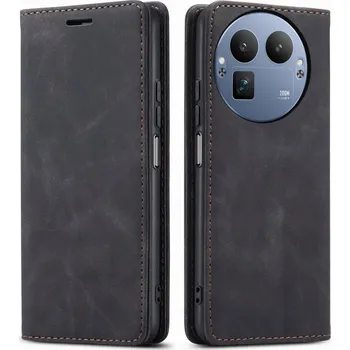 Pouzdro na mobilní telefon Pouzdro pro Realme GT 8 Pro 5G KOŽENÉ MAGNETICKÉ SMART MAGNET CASE