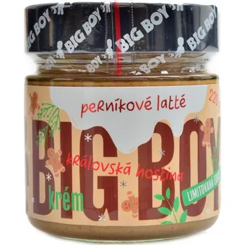 Big Boy Lískovomandlový krém 220 g perníkové latté