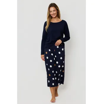 Pánské pyžamo Pyžamo Oceane 7/8 tmavě modrá 2XL