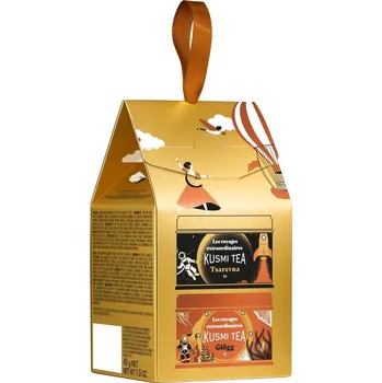 Čaj Kusmi Tea Vánoční dárkový set 2025 Glögg a Tsarevna 2x 20 g
