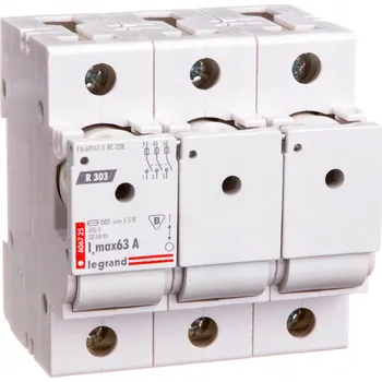vypínač Pojistkový odpínač 3P 63A D02 R303 MAKS /bez pojistek/ 606725 Legrand
