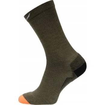 Pánské ponožky Ponožky do půlky lýtek Salewa hnědé vel. 42-44