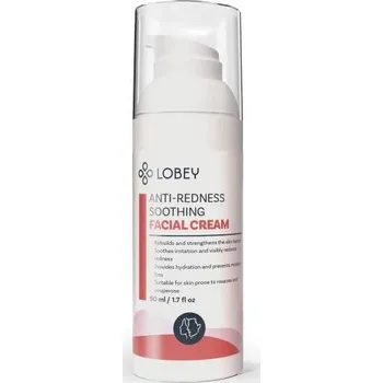 Pleťový krém LOBEY Zklidňující krém na začervenání pleti 50ml