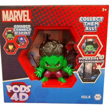 Figurka NANO PODS 4D FIGURKA Z POHÁDKY HULK MARVEL
