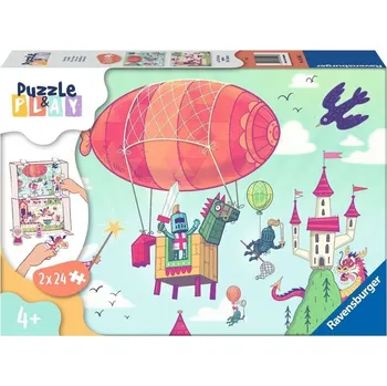 Puzzle Ravensburger Puzzle & Play Královský gril 2x24 dílků