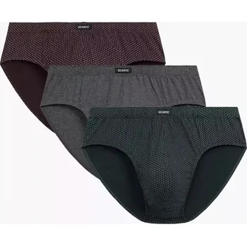 Slipy Pánské slipy 3 pack 202 - Atlantic vícebarevná 4XL