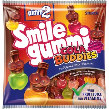 Bonbon Výhodná cena nimm2 Smile Gummi Cola Buddies 90 g