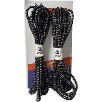 Tkaničky do bot Ocelově modré tkaničky šedé barvy, délka 140 cm