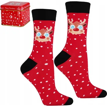 Dámské ponožky Vánoční Ponožky Moraj , ozdobné, ponožky vícebarevné, velikost 38-43