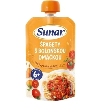 Příkrm Sunar od 6. měsíce 120 g těstoviny, hovězí maso