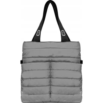 Kabelka Solome šedá látková taška shopper