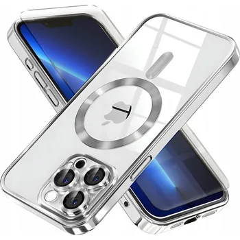 Pouzdro na mobilní telefon Zadní Kryt Erbord pro Apple iPhone 13 Pro Max stříbrný