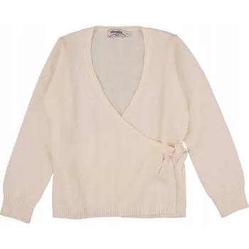 Dívčí svetr Dívčí zavazovací svetr Olimpias ecru, vel. 152