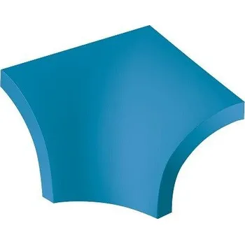 Dlažba Gammo Colours niebieski profil E mat - vnitřní roh 3x3 modrá 171392