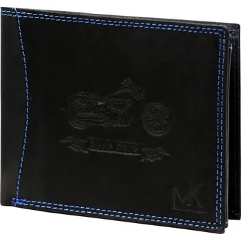 Pánská peněženka Money Kepper CDD 5600 BIKE černá, modrá