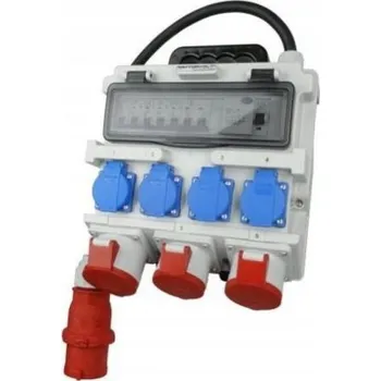 Rozvaděč Staveništní rozvaděč 32A 2x16A 4x230V Schuko Doktorvolt DV-7266-D