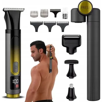 HOLICÍ STROJEK ELEKTRICKÝ ZASTŘIHOVAČ NA HOLENÍ ZAD A TĚLA NABÍJECÍ ZASTŘIHOVAČ