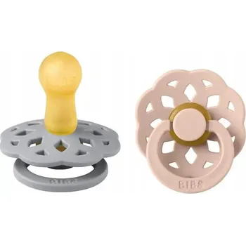 dudlíky Kulatý gumový Dudlík Bibs 6 měsíců +