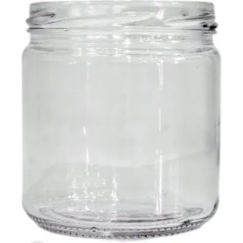 Sklenice Zavařovací Sklenice 405 ml fi 82 na medové džemy sklo bezbarvá