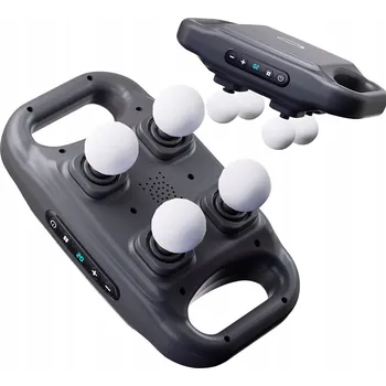 Masážní přístroj MASÁŽNÍ PŘÍSTROJ, MASÁŽNÍ PŘÍSTROJ NA NOHY, NA PLCE, NA KRK, 4 HLAVICE, 20 RYCHLOSTÍ