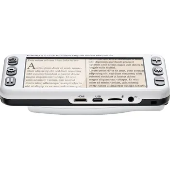 Lupa Vevor Přenosná digitální lupa 127 mm, 2×–48×, 13mp, 26 režimů, av/hdmi