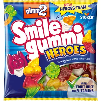 Bonbon Výhodná cena nimm2 Smile Gummi Heroes 90 g