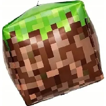 Balónek Id_5289 FÓLIOVÝ BALÓNEK KOSTKA ČTVEREC ZEMĚ MINECRAFT MINE TNT BALÓNKY HRA