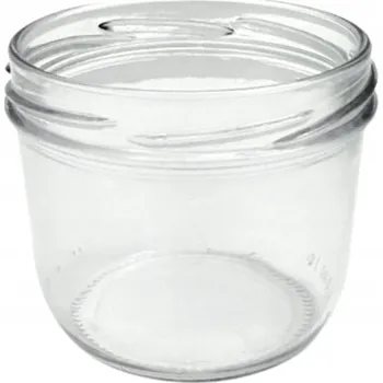 Sklenice Zavařovací Sklenice 230 ml kuželová fi 82 conical flint na med, džemy sklo