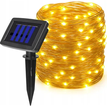 Venkovní osvětlení Girlanda Masterled 1190 cm solární