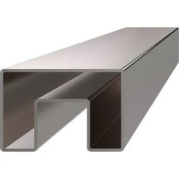 Madlo do koupelny nerezové obdélníkové madlo JHM60x40, délka 1 m - nerezový profil, materiál broušená nerez K320/AISI304, rozměr 60 x 40 x 1,5 mm / 24 x 24 mm, vhodný pro LED osvětlení nebo sklo 8 - 17,5 mm, bez gumových těsnění, prodej v délkách 1, 2, 3, 4, 5 a 6 m, cena 