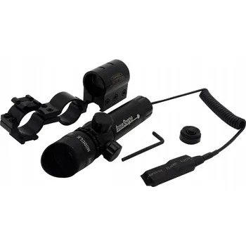 Zabezpečení domácnosti Výkonný laserový zaměřovač Armed Forces červený 22 mm + dálkové spouštění